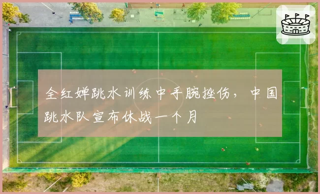全红婵跳水训练中手腕挫伤，中国跳水队宣布休战一个月
